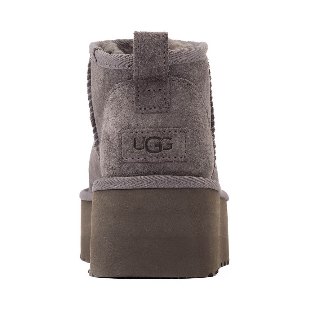 Womens UGG® Classic Ultra Mini Platform Boot - Dark Grey | Journeys