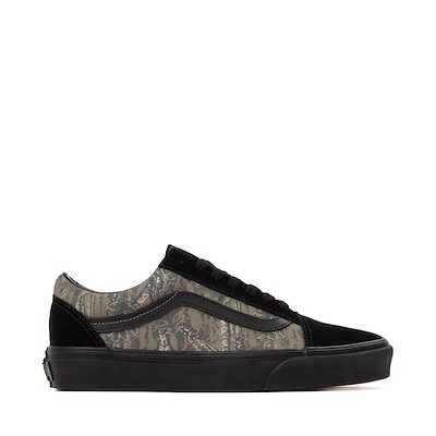 Vans Knu Skool Skate Shoe - Black / Camo