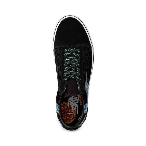 alternate view Vans Dia De Los Muertos Old Skool Hummingbird Skate Shoe - BlackALT2
