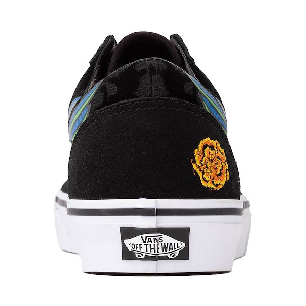 alternate view Vans Dia De Los Muertos Old Skool Hummingbird Skate Shoe - BlackALT4