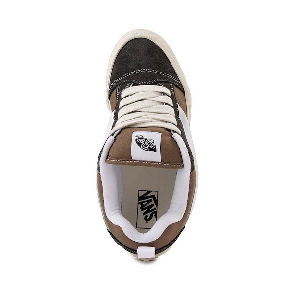 alternate view Vans Knu Skool Skate Shoe - Light Brown / Dark BrownALT2