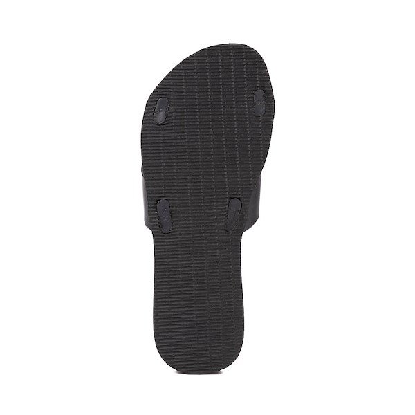 alternate view Womens Havaianas Aqua Metallic Slide Sandal - BlackALT3