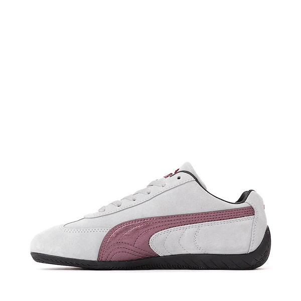 alternate view Womens PUMA Speedcat OG Athletic Shoe - Gray / MaroonALT1