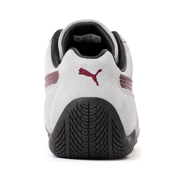 alternate view Womens PUMA Speedcat OG Athletic Shoe - Gray / MaroonALT4