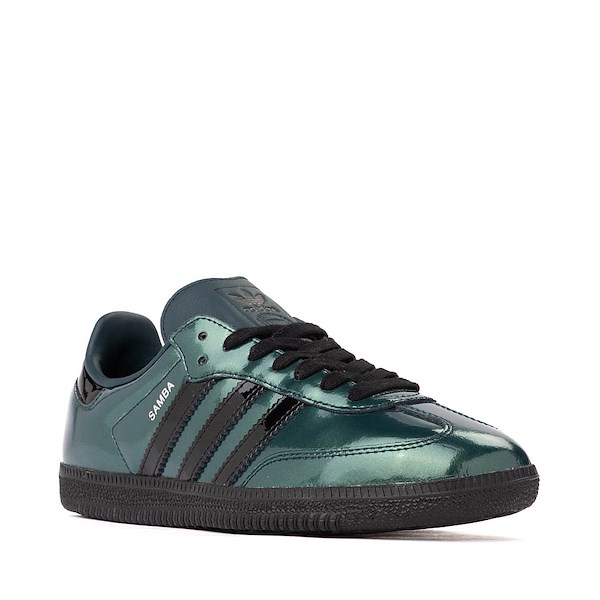 alternate view Womens adidas Samba OG Athletic Shoe - Aurora Ivy / Core Black / Silver MetallicALT5