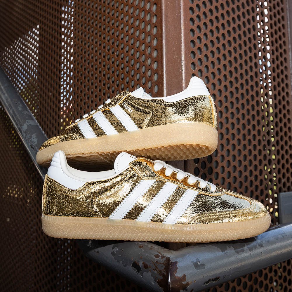 adidas gold color shoes
