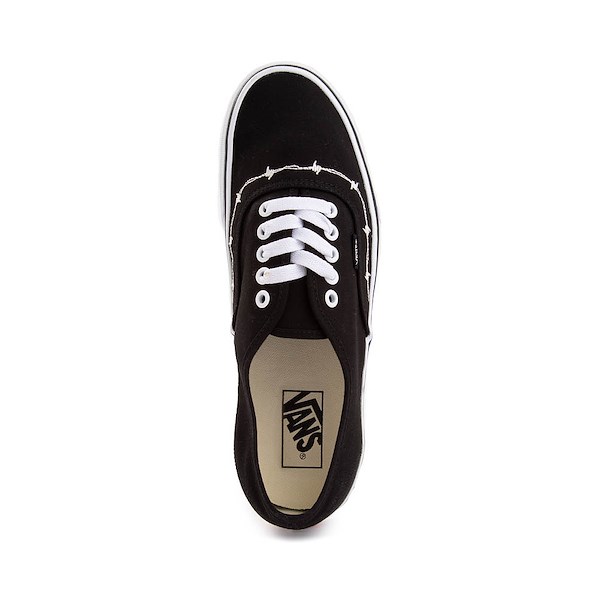 alternate view Vans Authentic Barbed Skate Shoe - BlackALT2