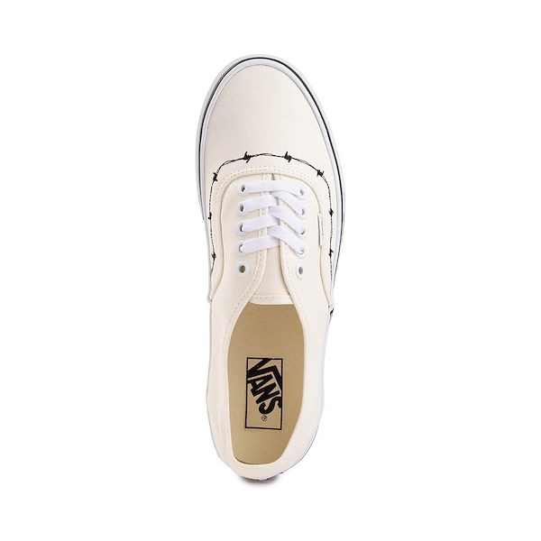 alternate view Vans Authentic Barbed Skate Shoe - WhiteALT2