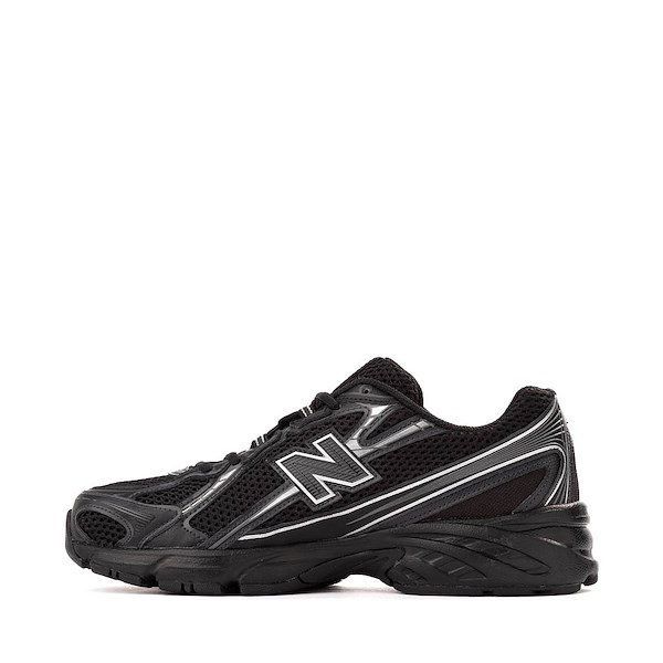 alternate view New Balance 740 Athletic Shoe - Black / Silver MetallicALT1