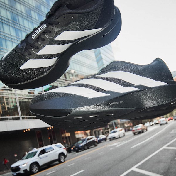 Mens adidas Adizero EVO SL Athletic Shoe - Core Black / White