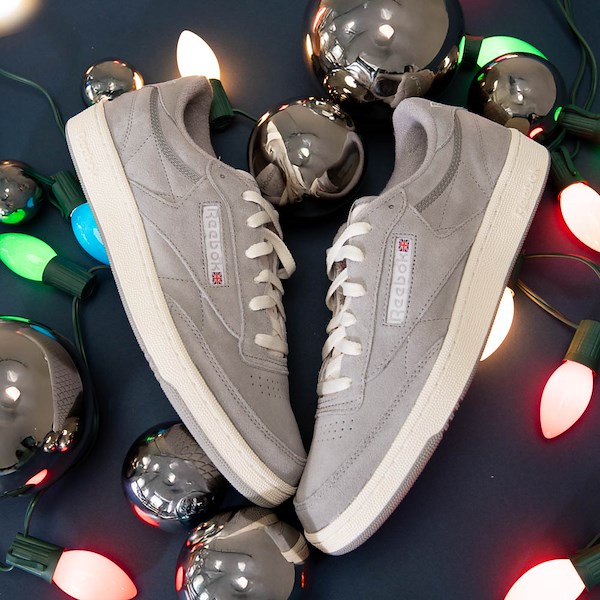 alternate view Mens Reebok Club C 85 Athletic Shoe - Grey 2 / ChalkHERO