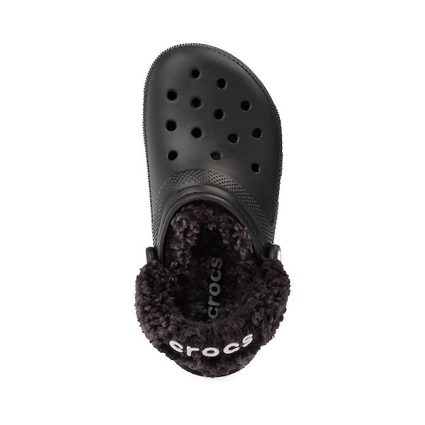 alternate view Crocs Classic Fleece-Lined Clog - BlackALT2