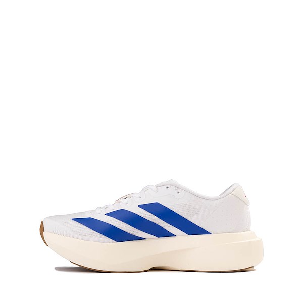 alternate view adidas Adizero EVO SL Athletic Shoe - Big Kid - White / Team Royal Blue / Pure RubyALT1