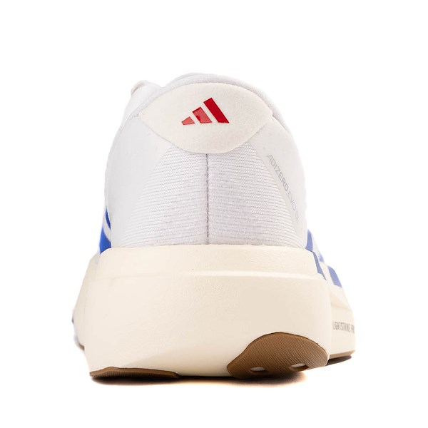 alternate view adidas Adizero EVO SL Athletic Shoe - Big Kid - White / Team Royal Blue / Pure RubyALT4