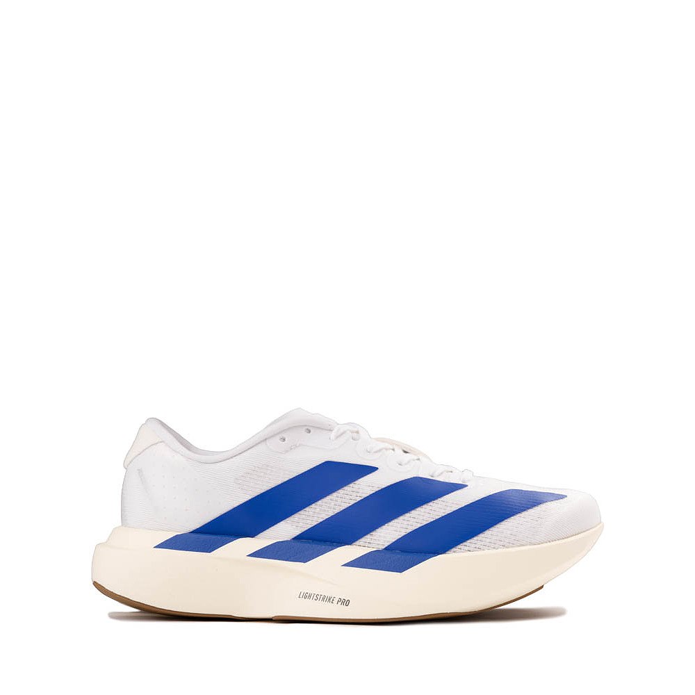 adidas Adizero EVO SL Athletic Shoe - Big Kid - White / Team Royal Blue / Pure Ruby