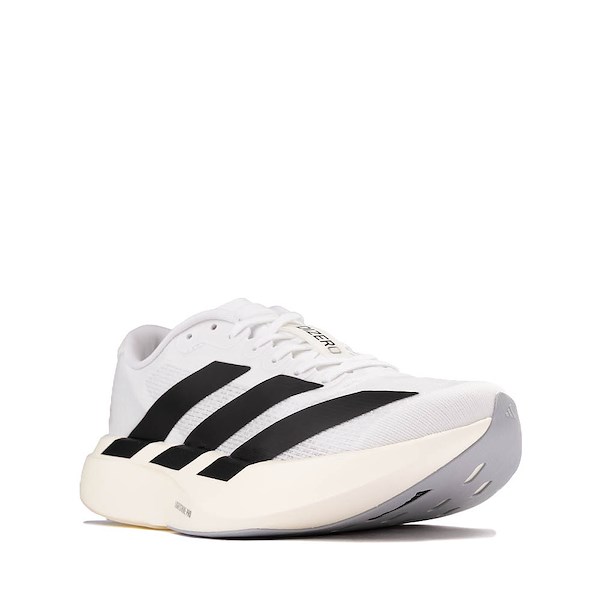 alternate view adidas Adizero EVO SL Athletic Shoe - Big Kid - White / Core Black / Dash GreyALT5