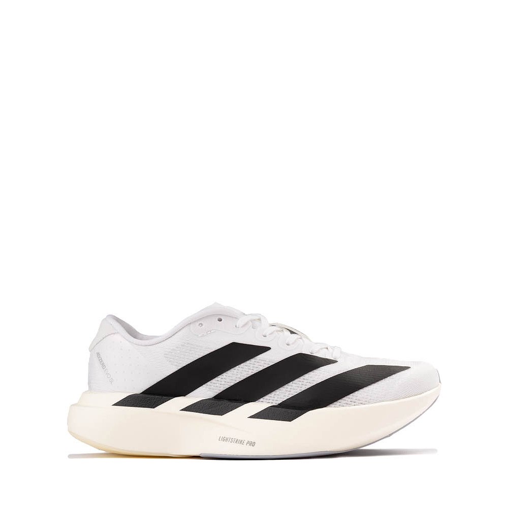 adidas Adizero EVO SL Athletic Shoe - Big Kid - White / Core Black / Dash Grey
