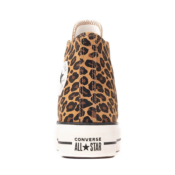 alternate view Womens Converse Chuck Taylor All Star Lift Leopard High-Top Sneaker - Incensed / Totally Fudged / EgretALT4