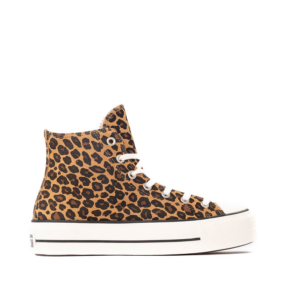 Womens Converse Chuck Taylor All Star Lift Leopard High-Top Sneaker - Incensed / Totally Fudged / Egret