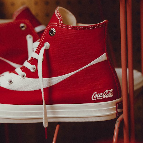 alternate view Converse x Coca-Cola Chuck Taylor All Star High-Top Sneaker - Racing RedHERO