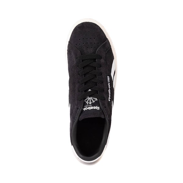 alternate view Womens Reebok Club C Grounds UK Athletic Shoe - Black / ChalkALT2