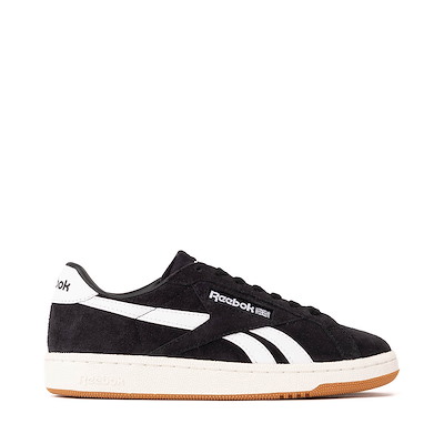 Main view of Womens Reebok Club C Grounds UK Athletic Shoe - Black / Chalk