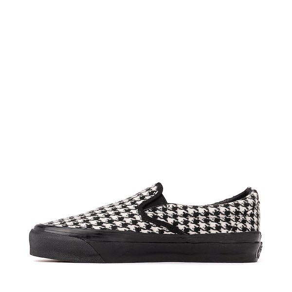 alternate view Vans LX Classic Slip-On 98 Skate Shoe - Houndstooth Black / WhiteALT1