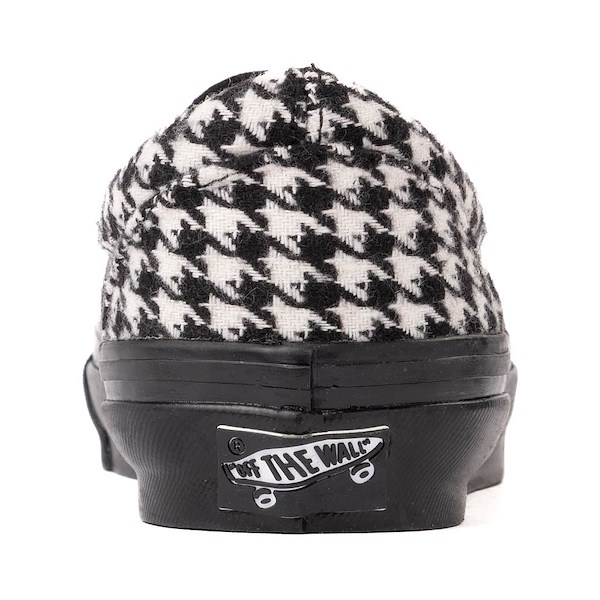 alternate view Vans LX Classic Slip-On 98 Skate Shoe - Houndstooth Black / WhiteALT4