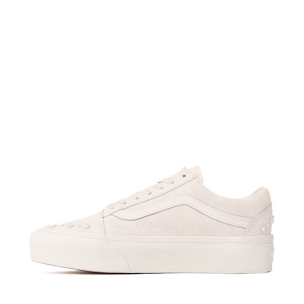alternate view Vans Old Skool Platform Pearls Skate Shoe - MarshmallowALT1