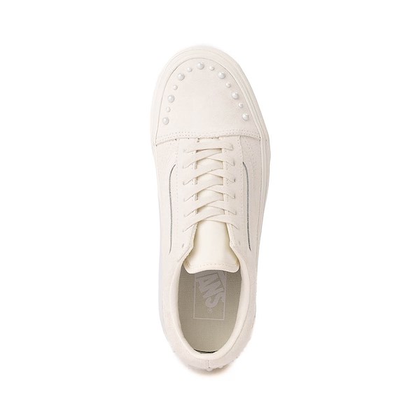 alternate view Vans Old Skool Platform Pearls Skate Shoe - MarshmallowALT2