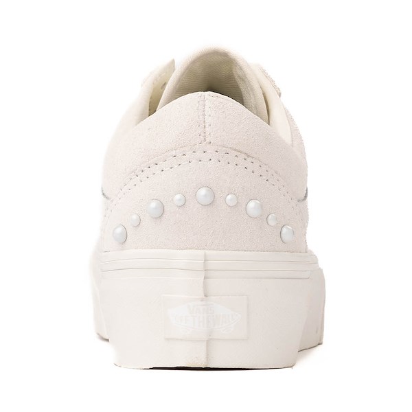 alternate view Vans Old Skool Platform Pearls Skate Shoe - MarshmallowALT4
