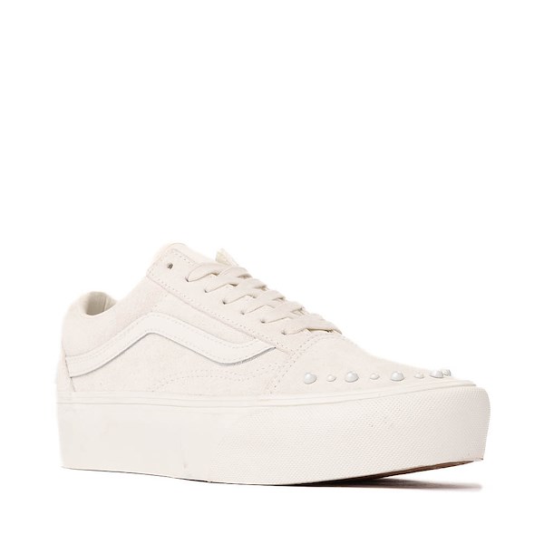 alternate view Vans Old Skool Platform Pearls Skate Shoe - MarshmallowALT5