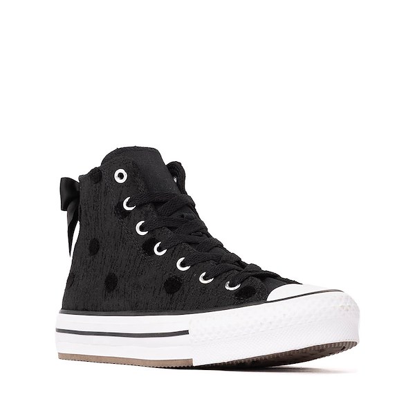 alternate view Converse Chuck Taylor All Star Lift Bows High-Top Sneaker - Big Kid - BlackALT5