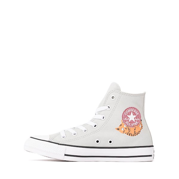 alternate view Converse Chuck Taylor All Star Pet Pack High-Top Sneaker - Big Kid - Rainwashed Grey / CatsALT1