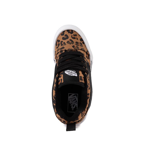 alternate view Vans Knu Skool Skate Shoe - Little Kid - Leopard / BlackALT2