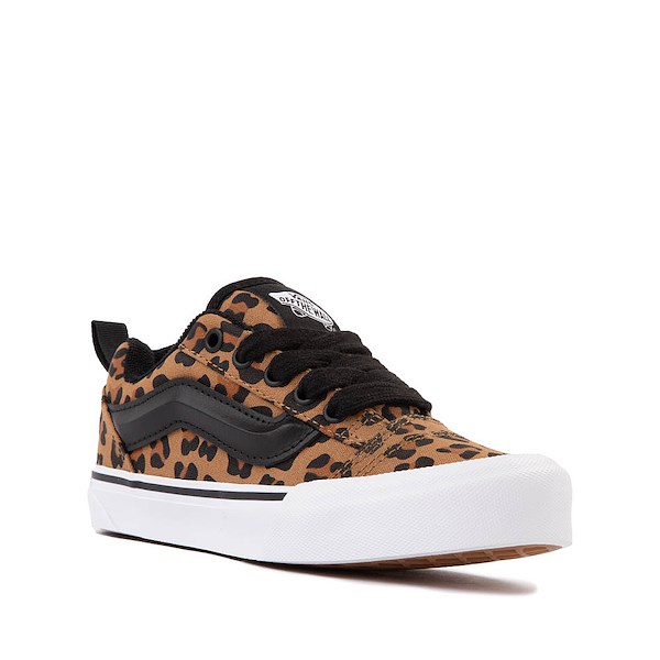 alternate view Vans Knu Skool Skate Shoe - Little Kid - Leopard / BlackALT5