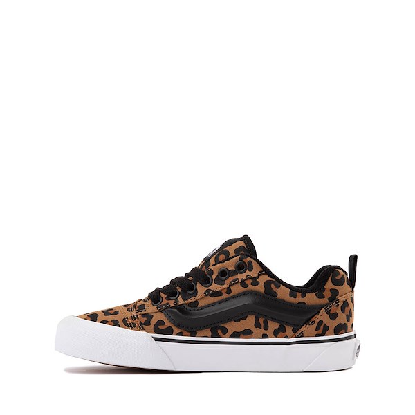 alternate view Vans Knu Skool Skate Shoe - Big Kid - Leopard / BlackALT1