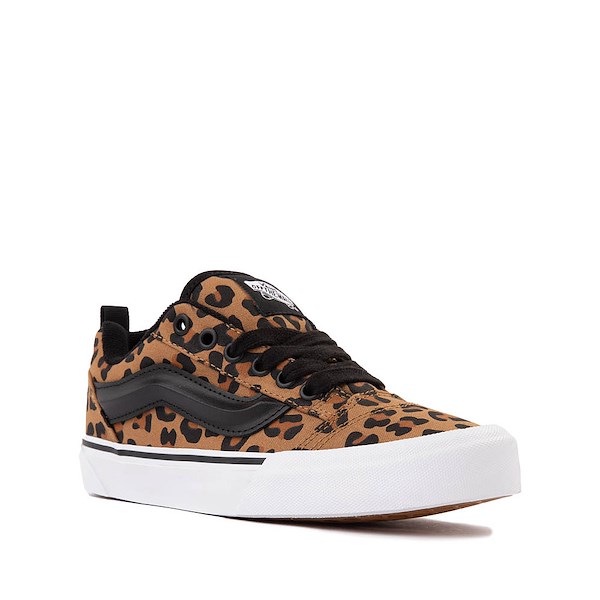 alternate view Vans Knu Skool Skate Shoe - Big Kid - Leopard / BlackALT5
