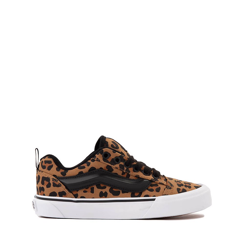 Vans Knu Skool Skate Shoe - Big Kid - Leopard / Black