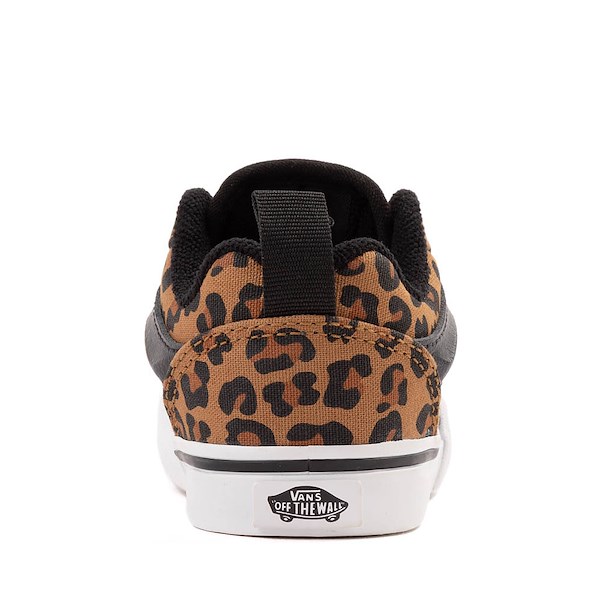 alternate view Vans Knu Skool Skate Shoe - Baby / Toddler - Leopard / BlackALT4