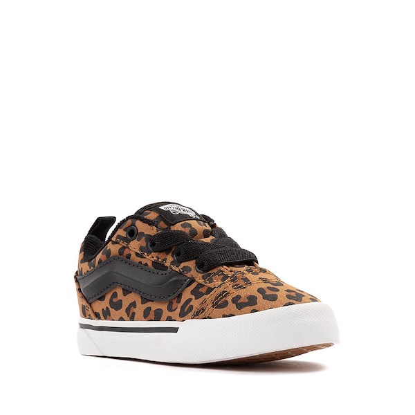 alternate view Vans Knu Skool Skate Shoe - Baby / Toddler - Leopard / BlackALT5