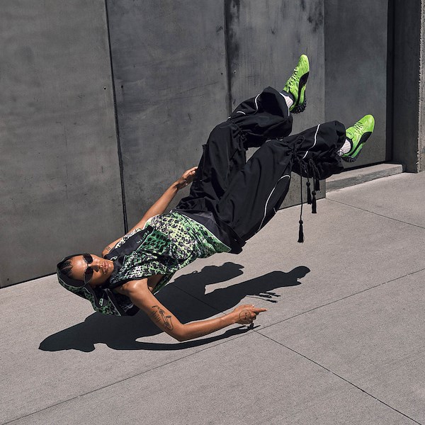 alternate view Womens Fenty x PUMA Avanti LS-X Athletic Shoe - Pitch Green / PUMA BlackALT1B