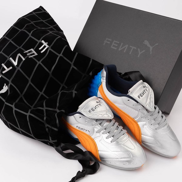 alternate view Womens Fenty x PUMA Avanti LS-X Athletic Shoe - PUMA Silver / Rickie OrangeALT1D