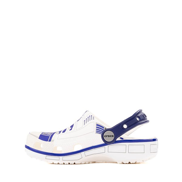 alternate view Star Wars™ Crocs R2-D2 Classic Clog - Little Kid / Big Kid - White / MulticolorALT1