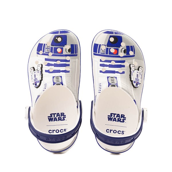 alternate view Star Wars™ Crocs R2-D2 Classic Clog - Little Kid / Big Kid - White / MulticolorALT2
