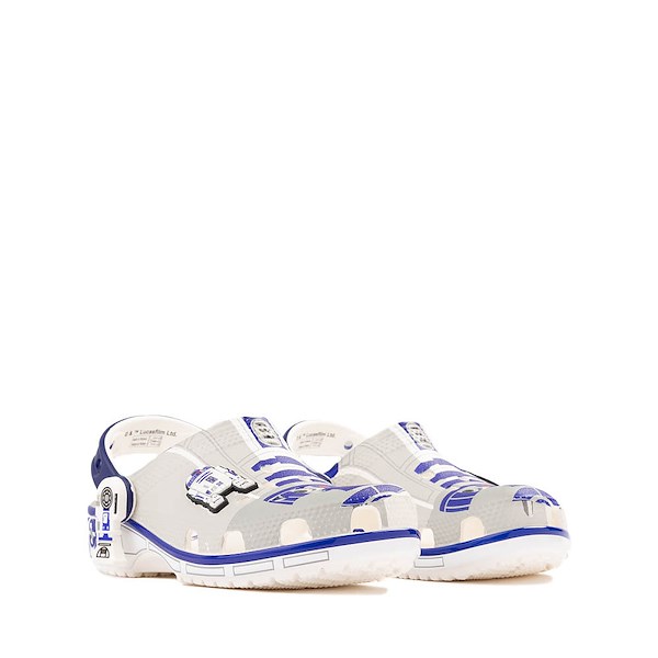 alternate view Star Wars™ Crocs R2-D2 Classic Clog - Little Kid / Big Kid - White / MulticolorALT5