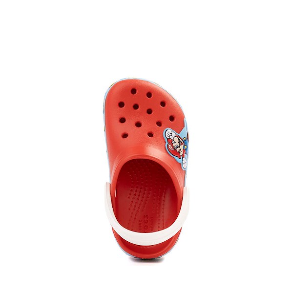 alternate view Super Mario Bros. Crocs Classic Lights Clog - Toddler - RedALT2