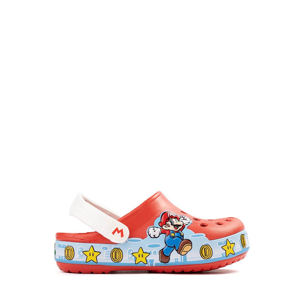 Super Mario Bros. Crocs Classic Lights Clog - Toddler - Red