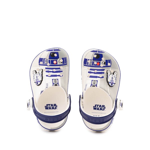 alternate view Star Wars™ Crocs R2-D2 Classic Clog - Baby / Toddler - White / MulticolorALT2