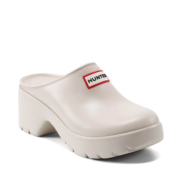 alternate view Womens Hunter Anika Wedge Clog - IvoryALT5